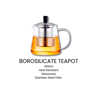 Borosilicate Teapot 600ml